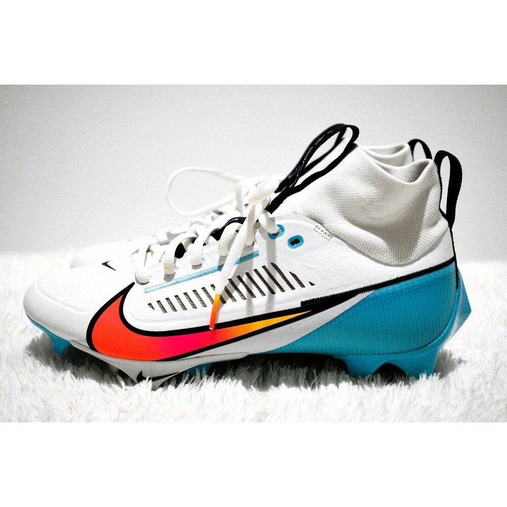 🔥Nike Vapor Edge Pro 360 2 Football Cleat DA5456 WhiteBalticBlueCrimson Men's 8